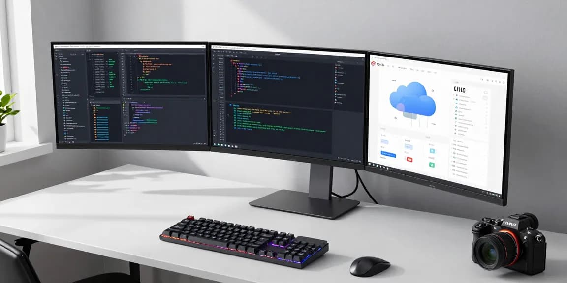 Gi8 software development environment showcasing advanced coding and cloud computing technologies.