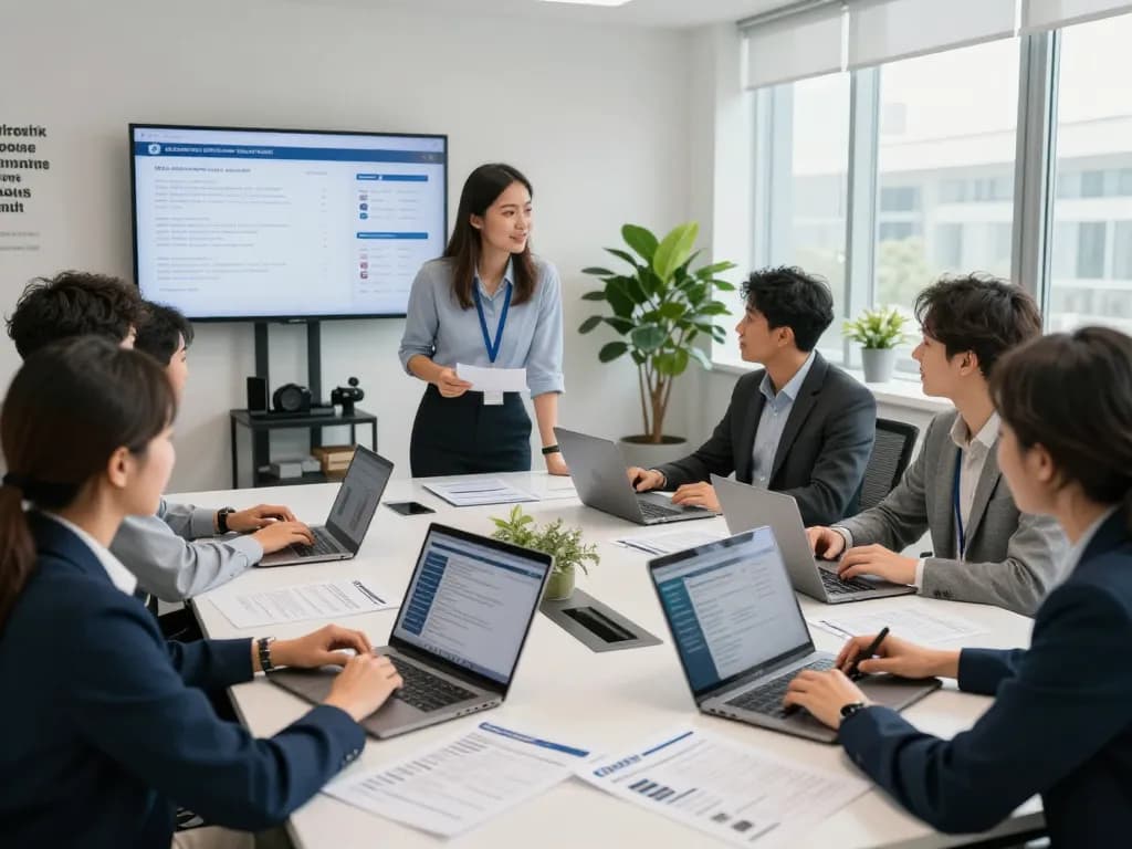 Scion Staffing connects great people to impactful opportunities, showcasing a collaborative recruitment team in a vibrant office environment.