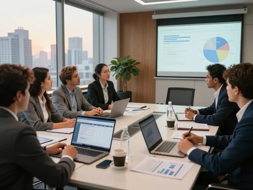 Chartered accountants in Mumbai collaborating on financial strategies, read more here for insights into personalized tax solutions.
