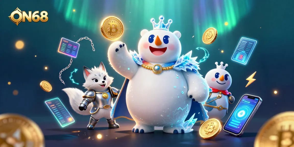 Experience thrilling gambling adventures with ON68 featuring engaging characters and dynamic elements.