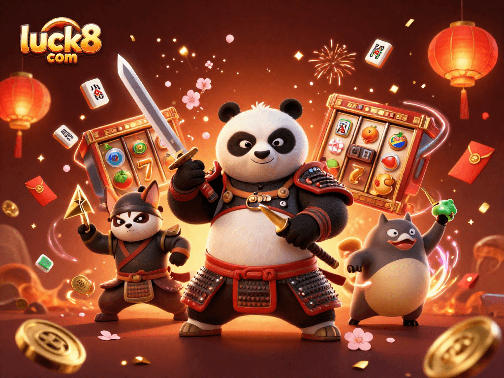 Spin jackpots and earn rewards at luck8 com with a vibrant casino-themed celebration.
