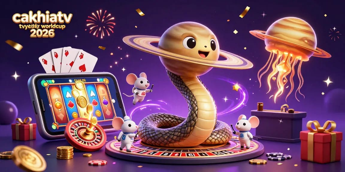 CakhiaTV trực tiếp Worldcup 2026: Bet on an exciting cosmic roulette with cartoon characters