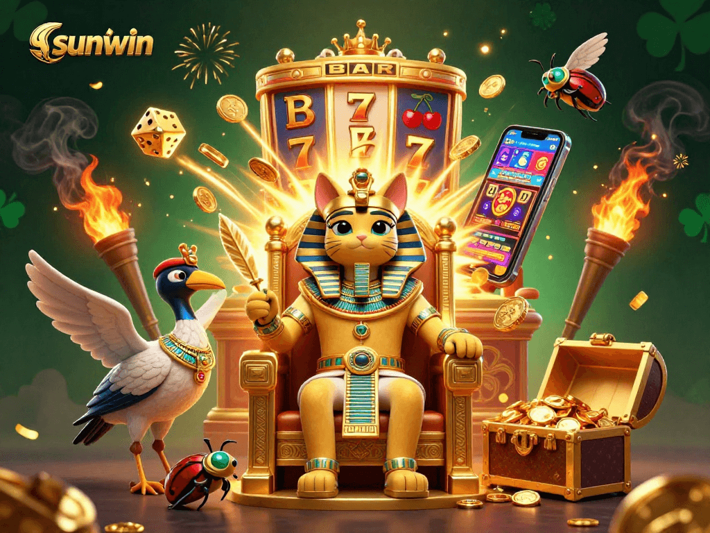 Experience thrilling wins at sunwin's colorful slot machine with exciting casino games.