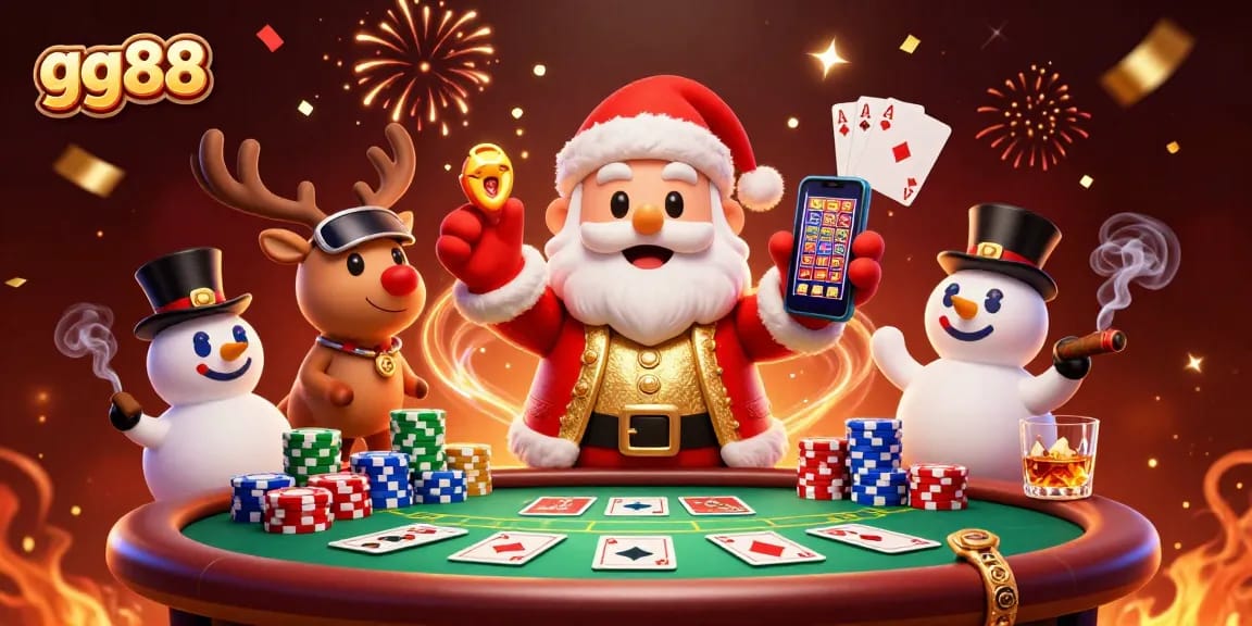 Play thrilling slots at gg88 with festive characters celebrating exciting wins!