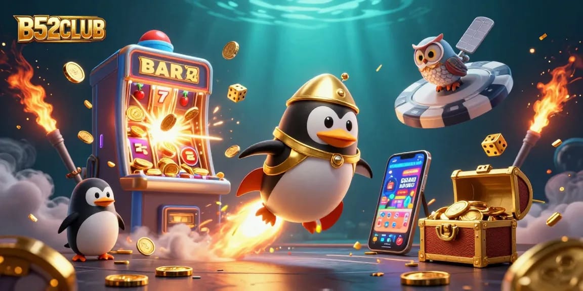 Experience thrilling gaming moments with B52CLUB's vibrant scene of jackpot-winning excitement and adventures.