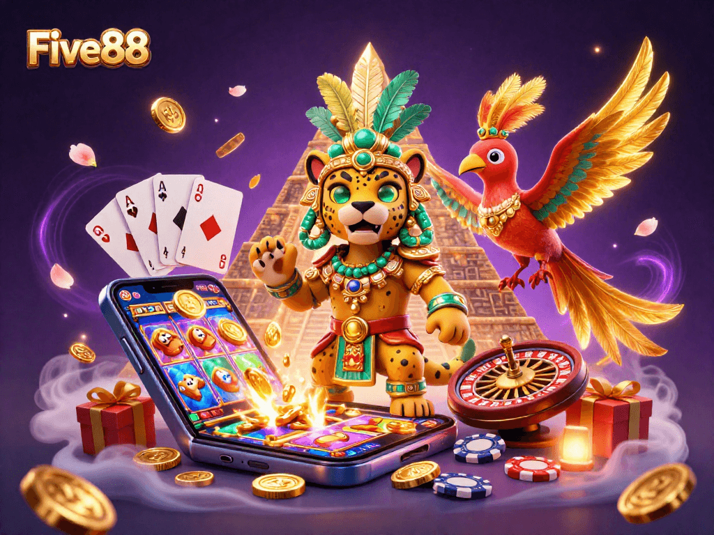 Play thrilling slot games and win with Five88 at a vibrant online casino.