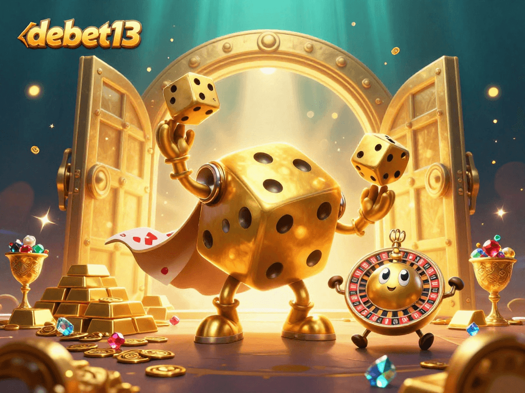 Engage in thrilling bets at debet13 with colorful casino elements and vibrant gameplay atmosphere.