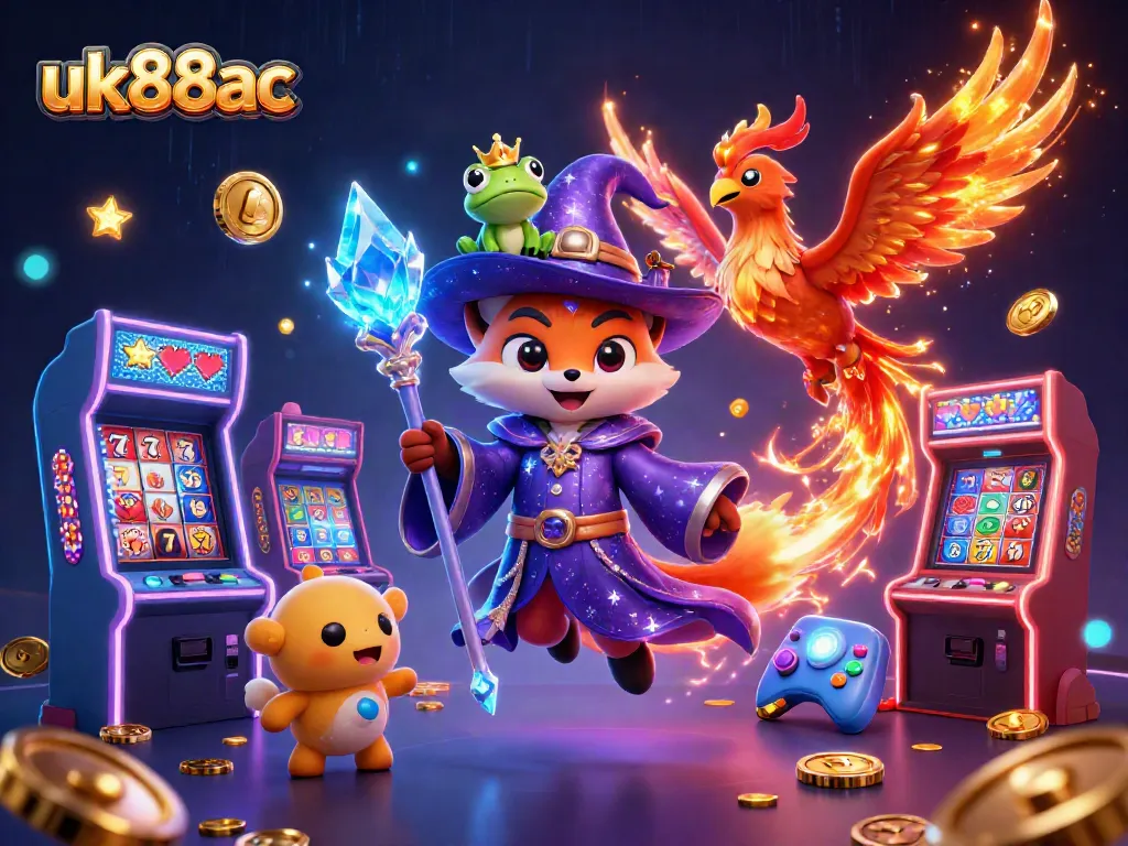 Engage with exciting gameplay at uk88ac featuring stunning slot reels and vibrant casino elements.