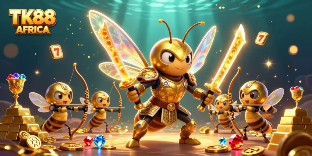 Engage in thrilling gameplay with TK88 AFRICA's vibrant slot machines and rewarding treasures.