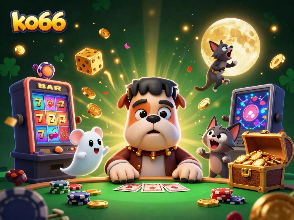 Engage with ko66 by mastering casino games at a vibrant 3D world of luck and winning!
