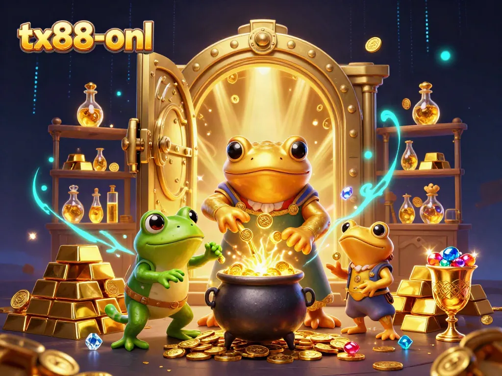 Engage with tx88-onl's dynamic gaming world featuring vibrant casino action and golden treasures.