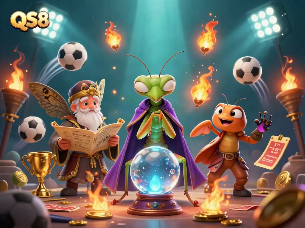 Play and win at QS88 with engaging 3D cartoon elements and vibrant gaming atmosphere.