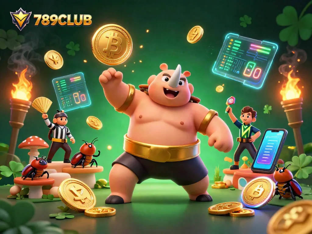Experience thrilling game interactions at 789CLUB with vibrant visual elements and dynamic characters.
