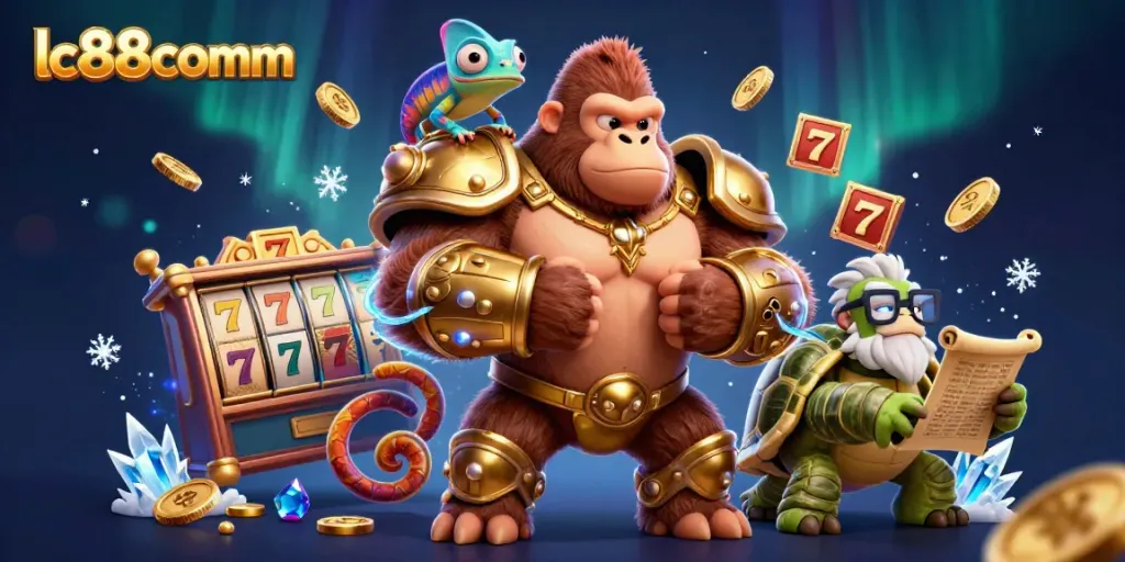 Experience exciting jackpots with lc88comm as the powerful gorilla king leads vibrant casino action.