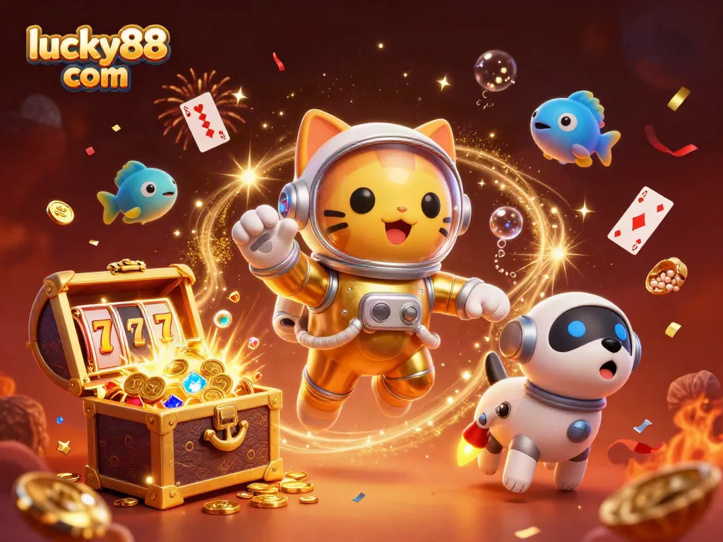 Engage with thrilling gameplay at lucky88 com, experiencing slot reels and golden treasures galore!