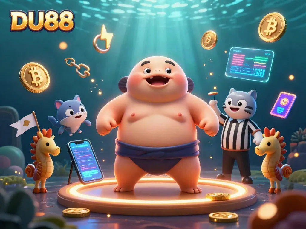 Spin the reels with DU88 at a vibrant underwater casino filled with crypto excitement!