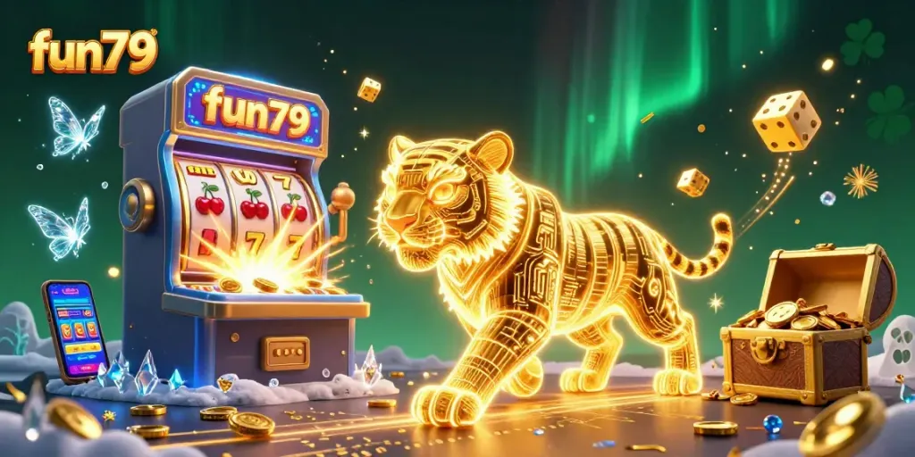 Experience thrilling fun79 gaming action with vibrant casino visuals and jackpot excitement.