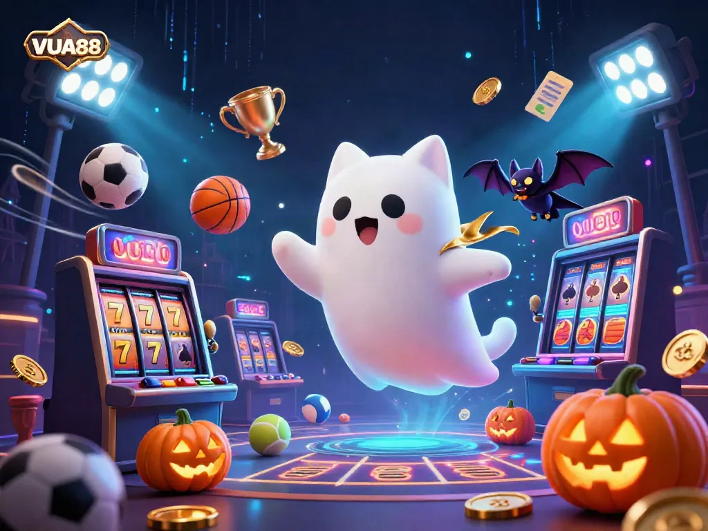 VUA88 offers thrilling casino experiences with dynamic ghost cat and sports elements.