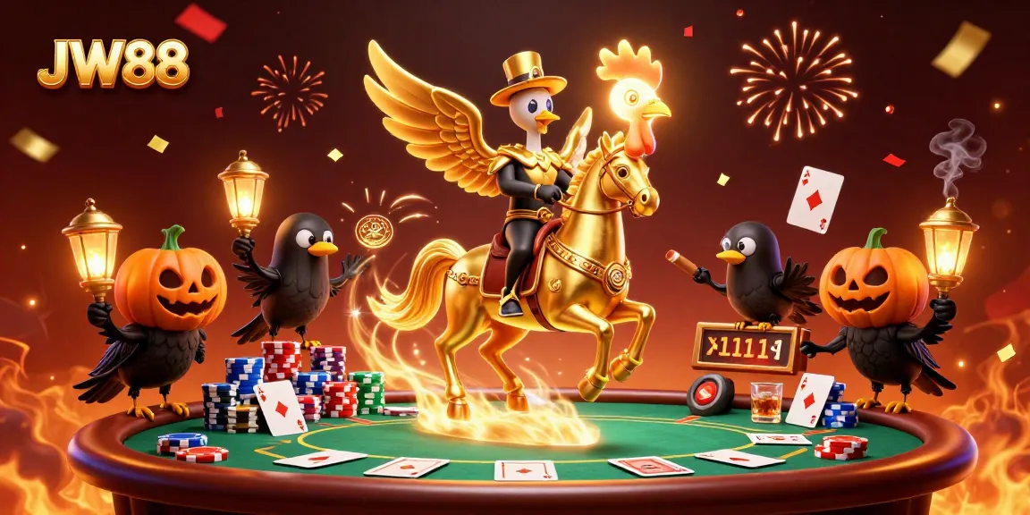 Engage with JW88's vibrant casino scene featuring unique characters and thrilling gaming elements.
