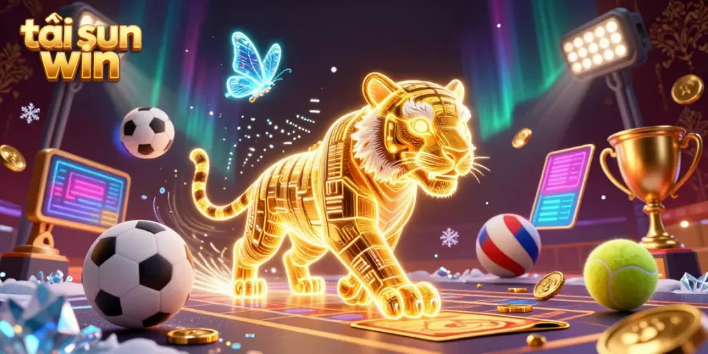 Experience the thrill as you tải sun win in a vibrant casino scene full of action and energy.