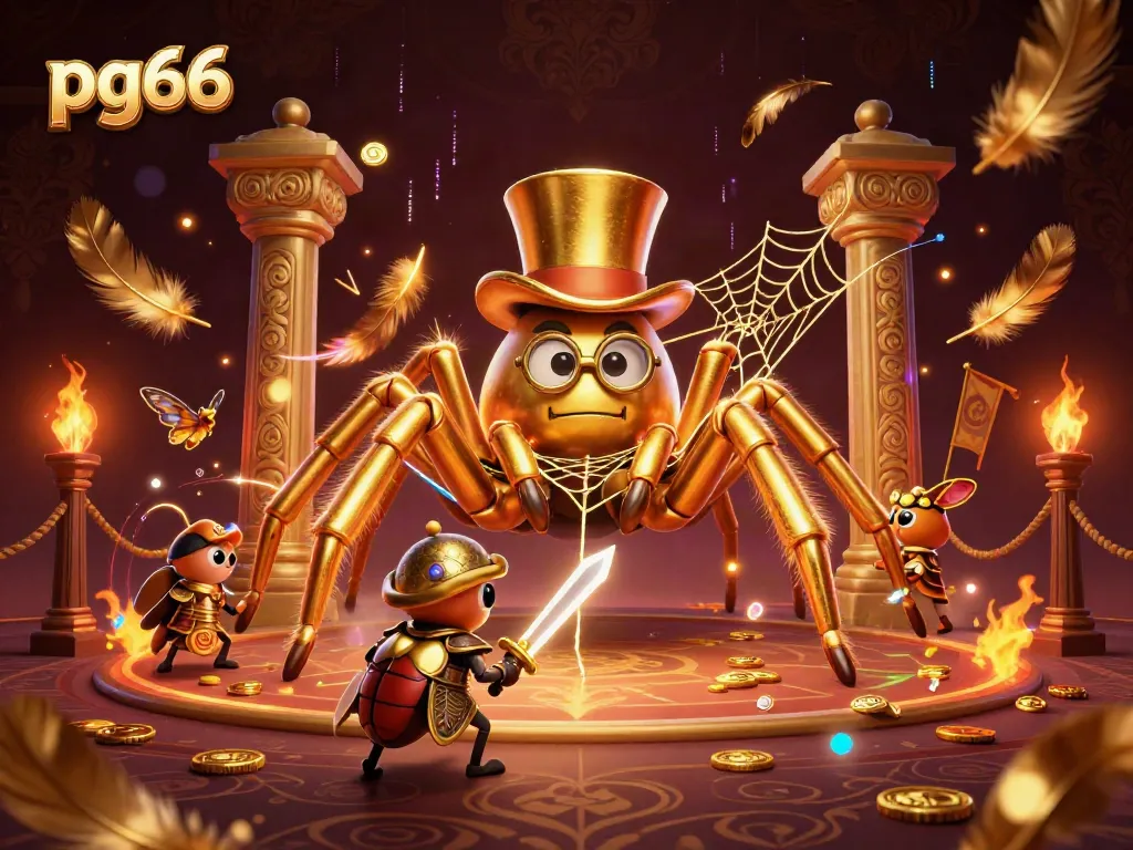Experience thrilling gameplay at pg66 with a vibrant 3D casino scene showcasing adventure and excitement.