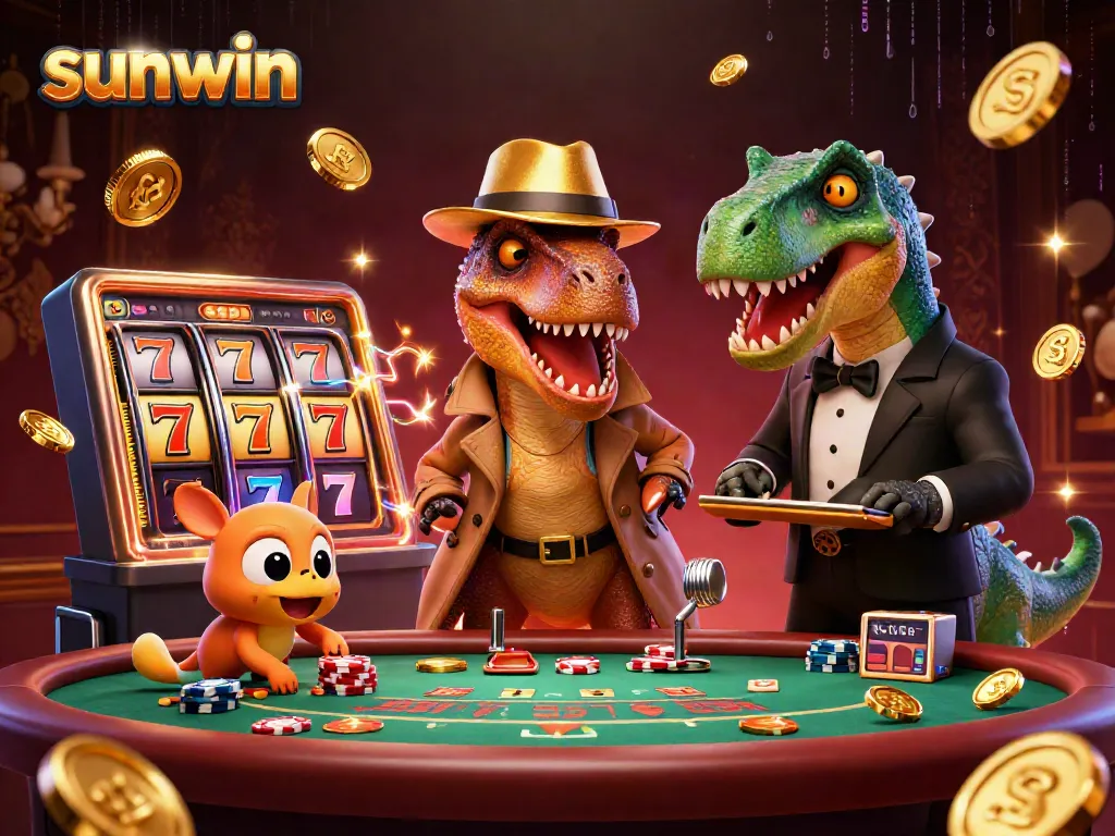 Watch the sunwin velociraptor card counter strategizing at the blackjack table amid vibrant casino action.