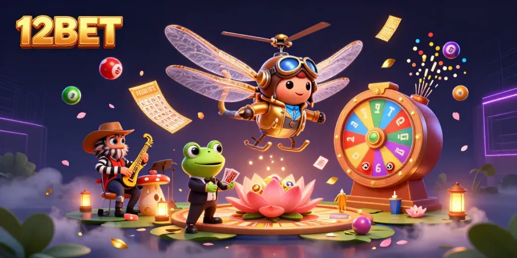 Experience thrilling wins with 12BET at the animated lily pad casino as vibrant games unfold.