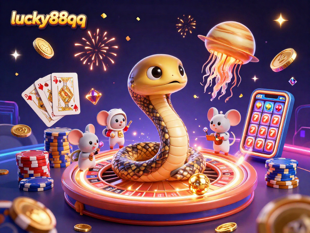 Engage in thrilling spins at lucky88qq with a cosmic roulette and fun astronaut mice!
