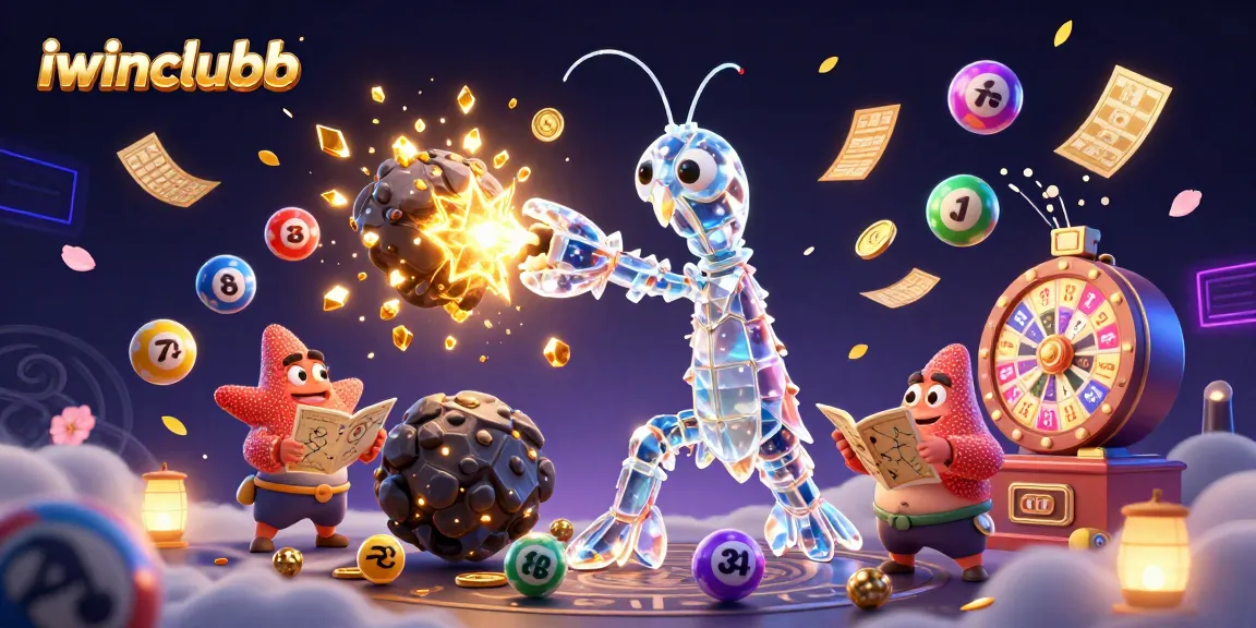 Experience the excitement of iwinclubb with vibrant games and colorful lottery elements.