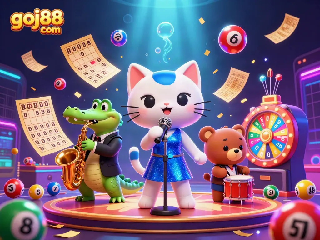 Experience the thrilling world of goj88 com with vibrant casino characters and dynamic game elements.