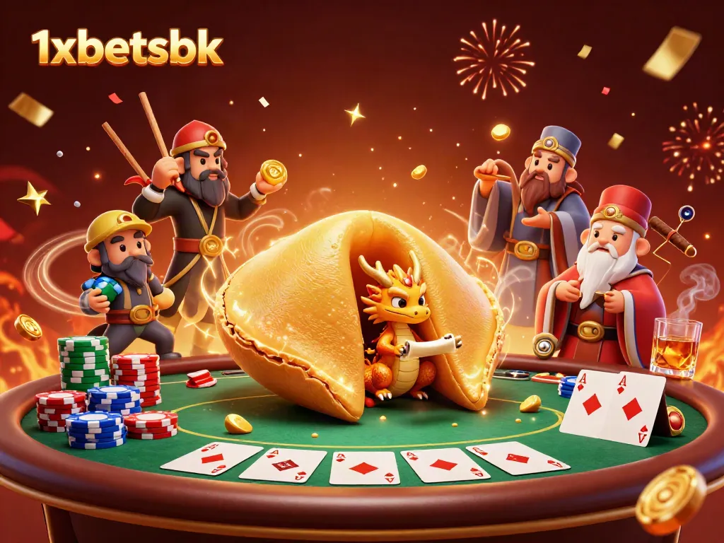 Experience the excitement of 1xbetsbk with dynamic casino elements and vibrant characters in action.