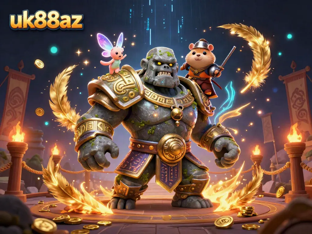 Engage with the dynamic energy of uk88az in a vibrant casino world filled with magical elements.