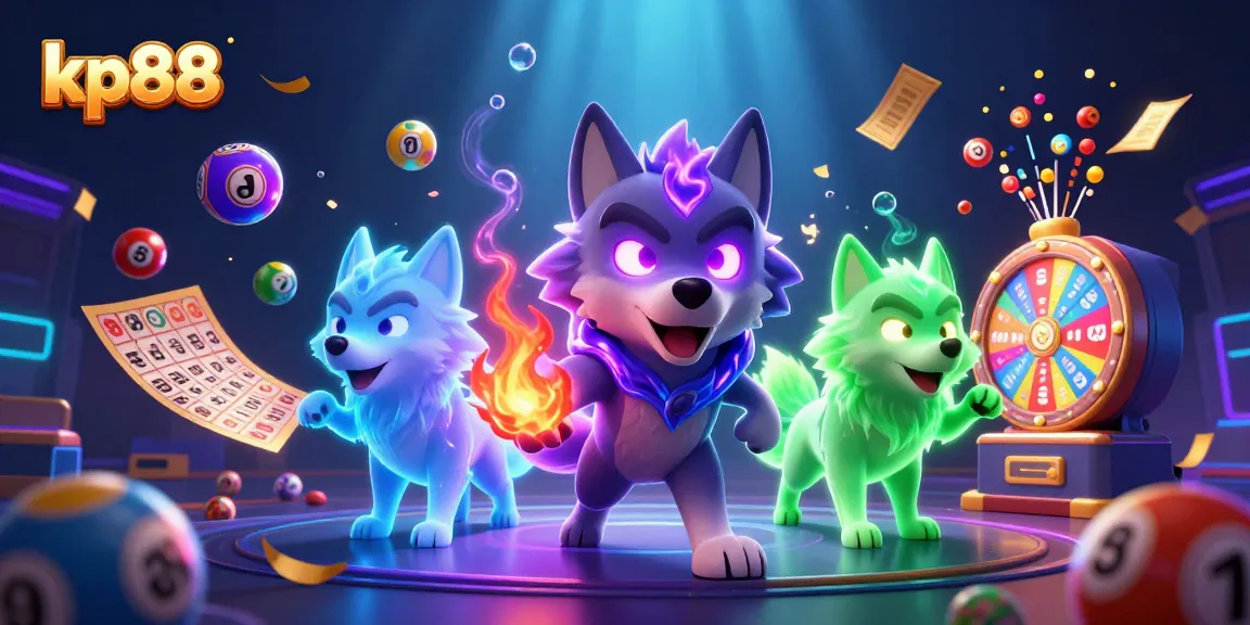 Experience the thrills of kp88 gambling with a vibrant, dynamic digital illustration featuring engaging casino elements.