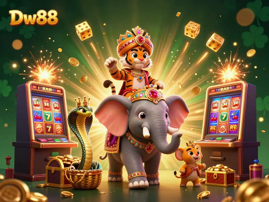 Experience exciting winnings at Dw88 with dynamic slot machine jackpots and a vibrant casino atmosphere.