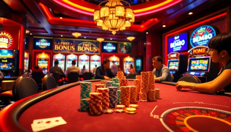 Engage in exciting gameplay and ĐĂNG KÝ BEM88 for thrilling casino experiences and bonuses.