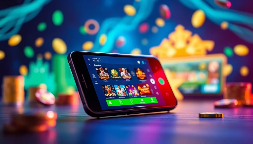 Dive into the engaging gaming world with https://da88.media/ showcasing vibrant app interfaces.