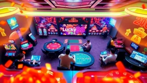 Experience the excitement of Lucky88 online gaming with vibrant visuals showcasing diverse games, engaging users at https://lucky88.direct/.
