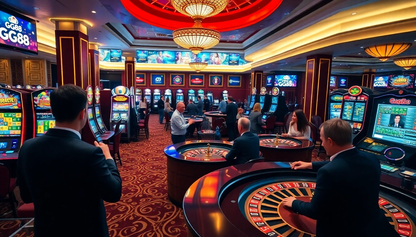 Experience thrilling action at GG88 casino, featuring diverse games like slots and poker.