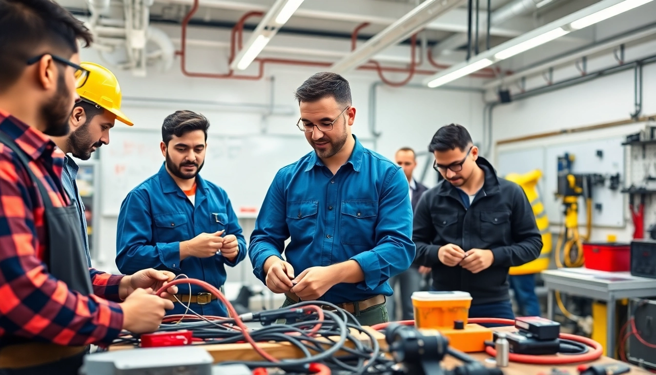 Learn skills for electrical apprenticeship during hands-on training in a modern facility.