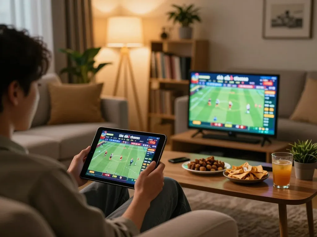 Watch live đá gà thomo matches online with a cozy home setup, showcasing engaging gameplay