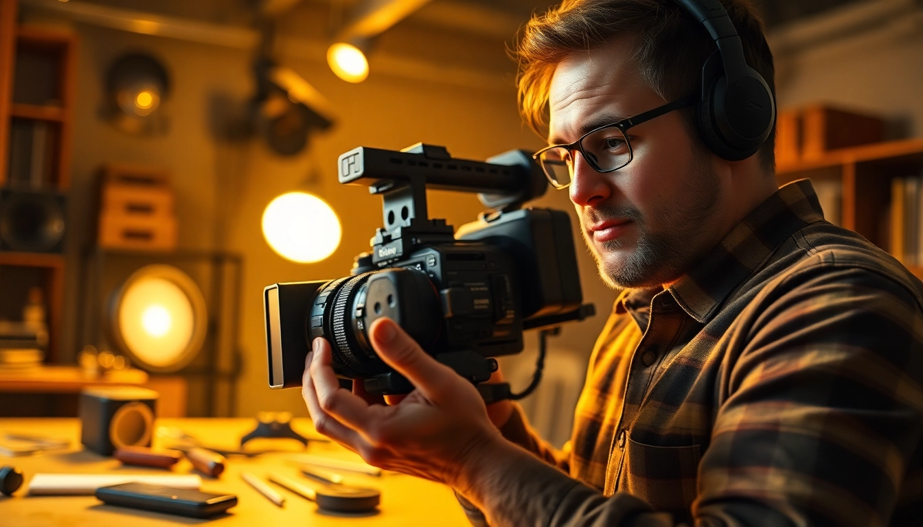 Showcasing engaging product demonstrations with expert videography in a vibrant studio.
