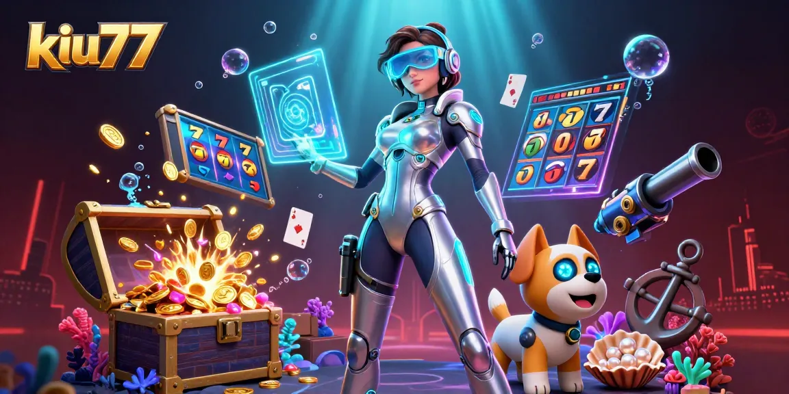 Engage in thrilling slot action with the vibrant kiu77 gaming experience, showcasing stunning visuals.