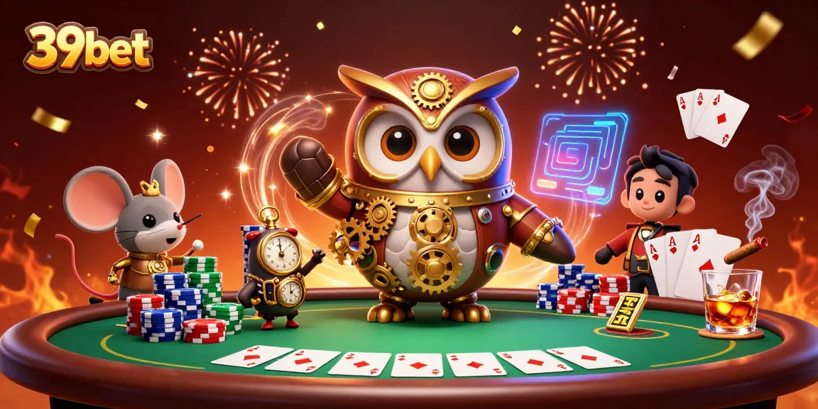 Experience thrilling gameplay at 39bet with a vibrant casino scene filled with poker action.