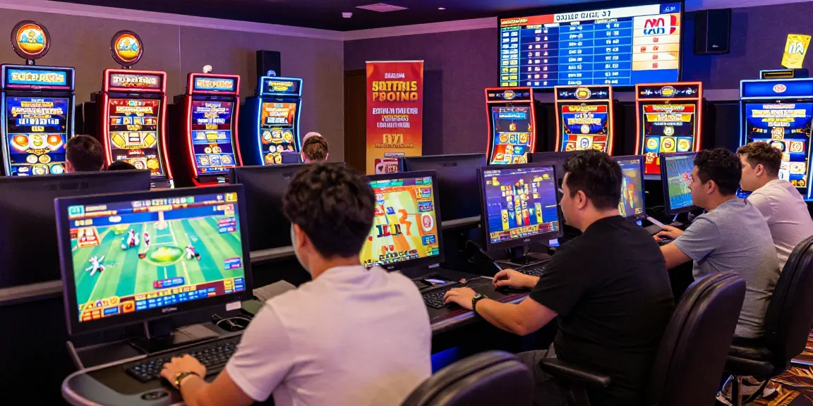 Exciting gaming atmosphere at xocdia 88 with diverse players enjoying casino games.