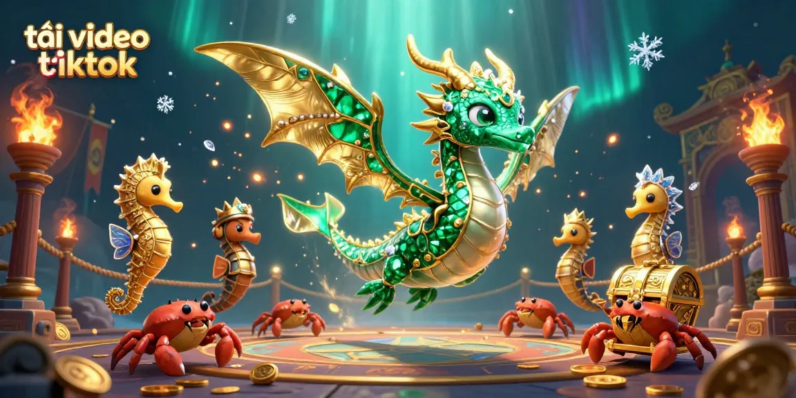 Experience the thrill of tải video tiktok with vibrant underwater elements and a dynamic treasure scene.