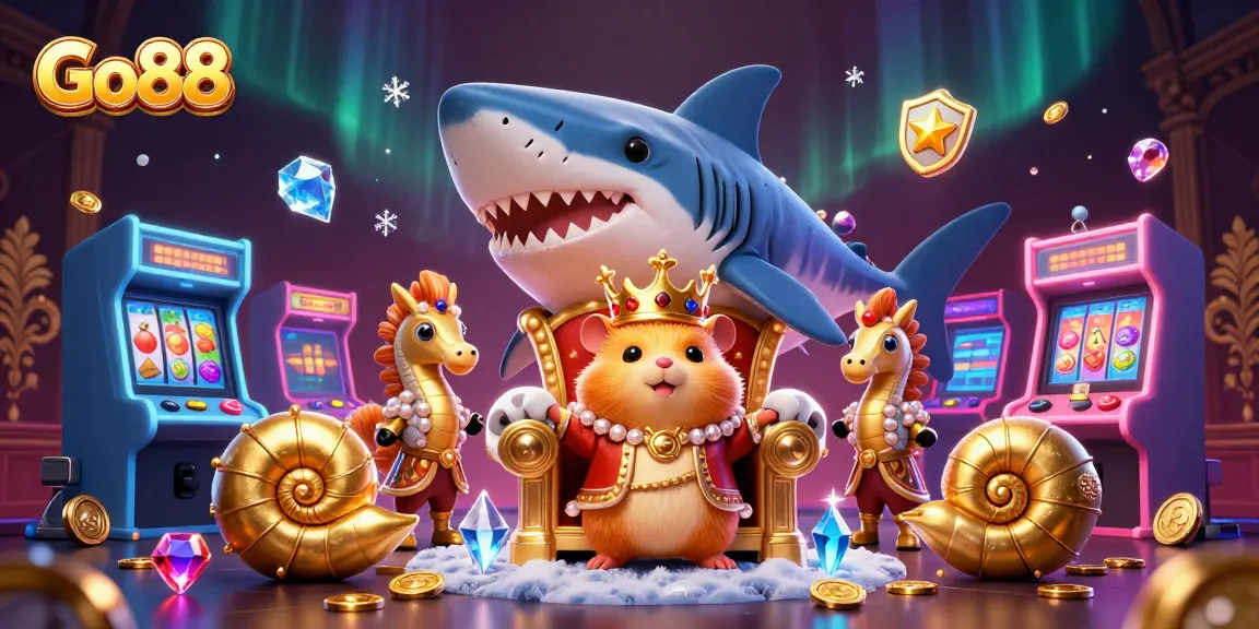 Engage in thrilling gameplay with Go88's vibrant 3D casino adventure featuring unique characters and dynamic elements.