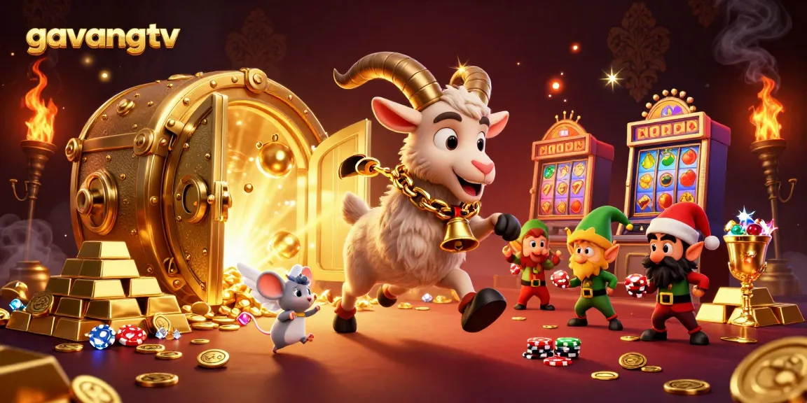 Gavangtv enhances casino action with a lively Krampus goat running holiday games.