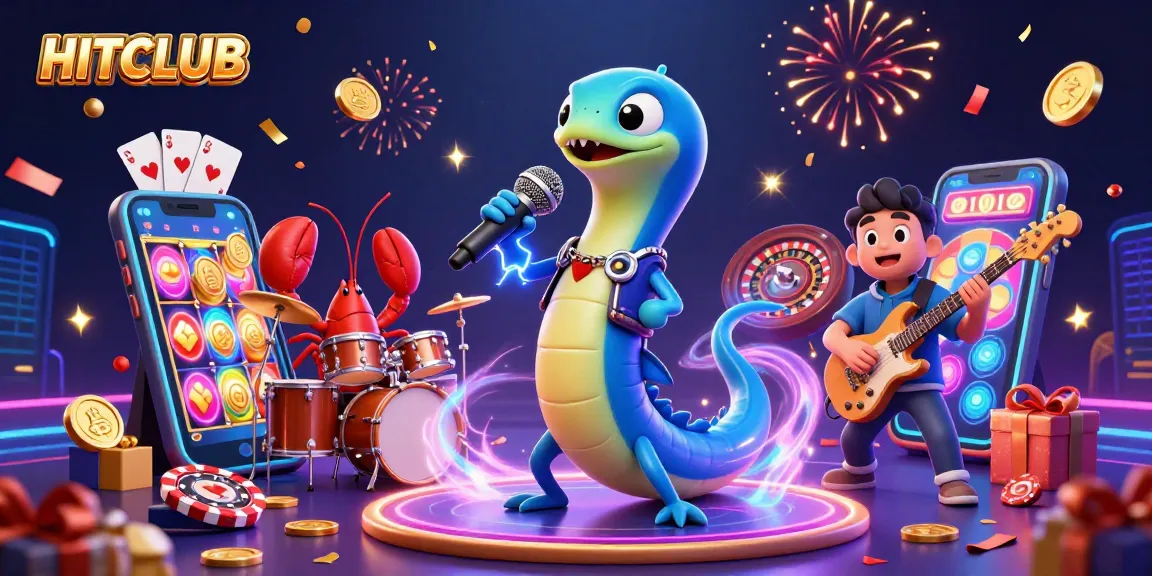 Experience HITCLUB's vibrant underwater casino atmosphere with thrilling gaming elements and energetic music.