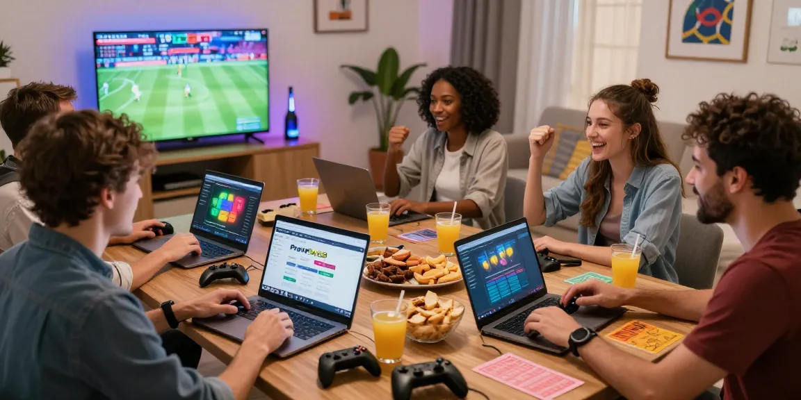 Exciting gaming session featuring friends engaged on the ProPlay88 platform, emphasizing online gambling fun.