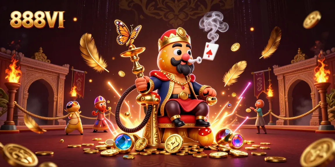 Bet on 888VI amidst a vibrant 3D casino scene filled with dynamic game elements.